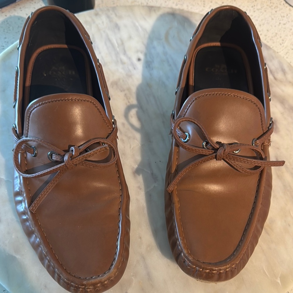 Men's Brown Leather Loafers